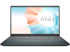 Ноутбук MSI Modern 15 A4M-020XRU 9S7-155K26-020 (AMD Ryzen 5 4500U 2.3GHz/8192Mb/256Gb SSD/No ODD/AMD Radeon Graphics/Wi-Fi/Bluetooth/Cam/15.6/1920x1080/DOS)