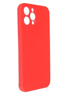 Чехол Pero для APPLE iPhone 12 Pro Max Liquid Silicone Red PCLS-0026-RD ПЕРО