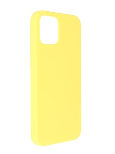 Чехол Pero для APPLE iPhone 12 / 12 Pro Liquid Silicone Yellow PCLS-0025-YW ПЕРО