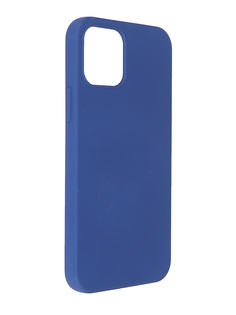 Чехол Pero для APPLE iPhone 12 / 12 Pro Liquid Silicone Blue PCLS-0025-BL ПЕРО