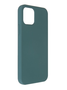 Чехол Pero для APPLE iPhone 12 / 12 Pro Liquid Silicone Dark Green PCLS-0025-NG ПЕРО