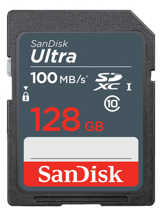 Карта памяти 128Gb - SanDisk Ultra SDXC Class 10 UHS-I SDSDUNR-128G-GN3IN