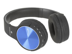 Наушники Eltronic Bluetooth/FM/Micro SD/AUX Blue 4461