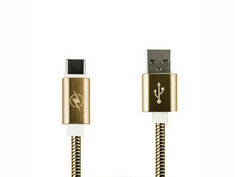 Аксессуар WIIIX USB - Type-C 1m Gold CB520-UTC-10G