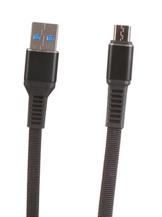 Аксессуар Maverick Textile & Metall C3 USB - micro USB 1.2m Black ПSELAEP1821