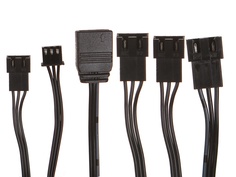 Кабель разветвитель Alphacool Digital RGB LED y-cable 3pin - 3x3pin + JST male connector 30cm 18601/1016191