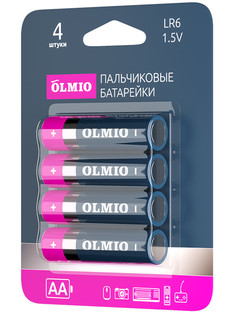 Батарейка AA - Olmio LR06 (4 штуки) 42882