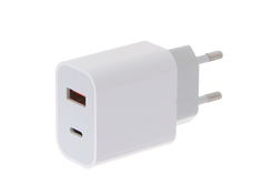 Зарядное устройство Red Line NQC-13 Tech USB + USB Type-C 2.4A PD 20W White УТ000024925