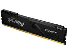 Модуль памяти Kingston Fury Beast Black DDR4 DIMM 3600Mhz PC28800 CL17 - 8Gb KF436C17BB/8
