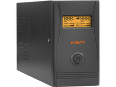 Источник бесперебойного питания ExeGate Power Smart ULB-850.LCD.AVR.EURO.RJ.USB EP285478RUS