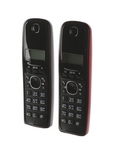 Радиотелефон Panasonic KX-TG1612RU3 Grey / Red