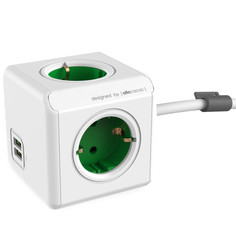 Удлинитель Allocacoc Extended USB DE 1.5m Green 1402GN/DEEUPC