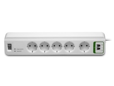 APC by Schneider Electric PM5T-RS, 5 розеток, 1.8 м, с/з A.P.C.