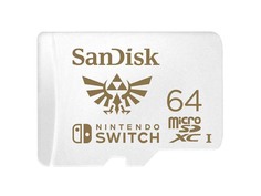 Карта памяти 64Gb - SanDisk MicroSDXC для Nintendo Switch SDSQXAT-064G-GNCZN