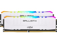 Модуль памяти Ballistix White DDR4 DIMM 3200MHz PC-25600 CL16 - 16Gb KIT (2x8Gb) BL2K8G32C16U4WL