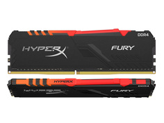 Модуль памяти HyperX Fury RGB DDR4 DIMM 3200MHz PC-25600 CL16 - 64Gb Kit (2x32Gb) HX432C16FB3AK2/64