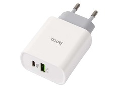 Зарядное устройство Hoco RC3 2xUSB 3.1A White