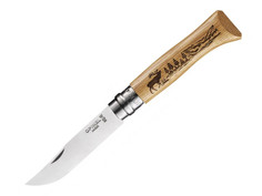 Нож Opinel Tradition Animalia №08 олень 002332 - длина лезвия 85мм