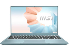 Ноутбук MSI Modern 14 B11SB-413RU 9S7-14D212-413 (Intel Core i5-1135G7 2.4GHz/16384Mb/512Gb SSD/nVidia GeForce MX450 2048Mb/Wi-Fi/Bluetooth/Cam/14/1920x1080/Windows 10)
