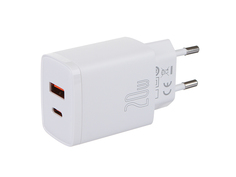 Зарядное устройство Baseus Compact Quick Charger USB - Type-C CCXJ-B02 White