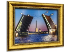 Объемная картинка Vizzle Дворцовый мост 0153