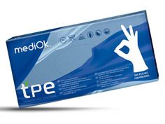 Перчатки из термопластичного эластомера MediOk размер L 200шт