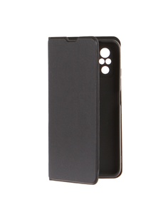 Чехол Red Line для Xiaomi Redmi Note 10 с застежкой на магнитах Black УТ000024086
