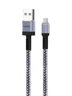 Аксессуар Earldom EC-116C USB - USB Type-C 1m Grey