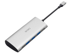 Хаб USB Wiwu Alpha 731HP Type-C - 3xUSB 3.0 / Type C / HDMI Grey 6973218930206