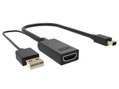Аксессуар Vcom HDMI/F + USB / miniDP (M) 0.15m CG497-0.15M