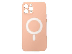 Чехол Luazon для APPLE iPhone 12 Pro Max MagSafe Silicone Pink 6852588