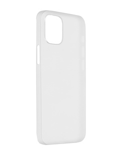 Чехол Luazon для APPLE iPhone 12 mini Plastic Transparent White 6248009