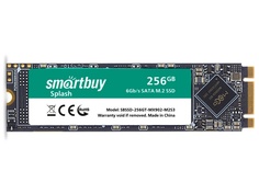 Твердотельный накопитель SmartBuy Splash M2 256Gb SBSSD-256GT-MX902-M2S3