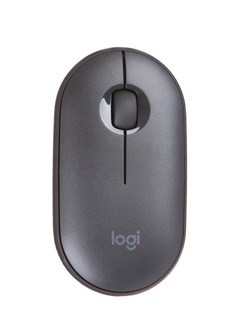 Мышь Logitech Pebble M350 Graphite 910-005718 Выгодный набор + серт. 200Р!!!