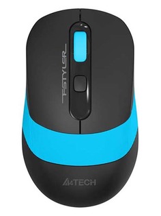 Мышь A4Tech Fstyler FG10 Black-Blue USB Выгодный набор + серт. 200Р!!!