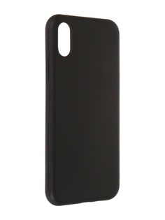 Чехол Alwio для APPLE iPhone XS Soft Touch Black ASTIXSBK