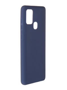Чехол Alwio для Samsung Galaxy A21S Soft Touch Dark Blue ASTGA21SBL