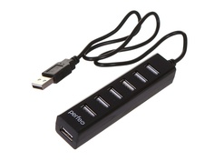 Хаб USB Perfeo PF-H035 7 Ports Black PF_C3227
