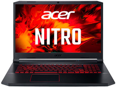 Ноутбук Acer Nitro 5 AN517-52-784G Black NH.QAWER.00C (Intel Core i7 10750H 2.6 GHz/8192Mb/1Tb HDD + 256Gb SSD/nVidia GeForce RTX 3060 6144Mb/Wi-Fi/Bluetooth/Cam/17.3/1920x1080/Windows 10)