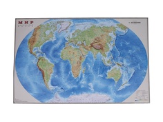Карта мира DMB Физическая ОСН1234811