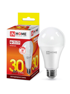 Лампочка In Home LED-A70-VC Е27 30W 230V 3000К 2700Lm 4690612024127
