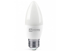 Лампочка In Home LED-Свеча-VC E27 4W 230V 6500K 360Lm 4690612033747