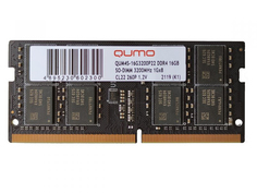Модуль памяти Qumo DDR4 SO-DIMM 3200MHz PC4-25600 CL22 - 16Gb QUM4S-16G3200P22