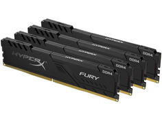 Модуль памяти Kingston Fury Beast Black DDR4 DIMM 3200MHz PC-25600 CL16 - 64Gb Kit (4x16Gb) KF432C16BBK4/64
