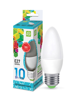 Лампочка ASD LED-Свеча-Standard Е27 10W 230ВV 4000К 900Lm 4690612015545