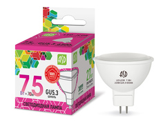 Лампочка ASD LED-JCDR-Standard GU5.3 7.5W 230V 6500К 675Lm 4690612012278