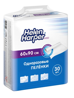 Пеленки Helen Harper Basic 60x90cm 30шт 962900090