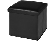 Пуф складной с ящиком для хранения Elan Gallery Black 990644