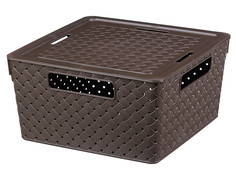 Коробка Elan Gallery Береста 29.4x29.4x15.1cm Wenge 811929