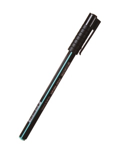 Ручка шариковая Attache Meridian 0.35mm корпус Black-Turquoise, стержень Blue 1197267